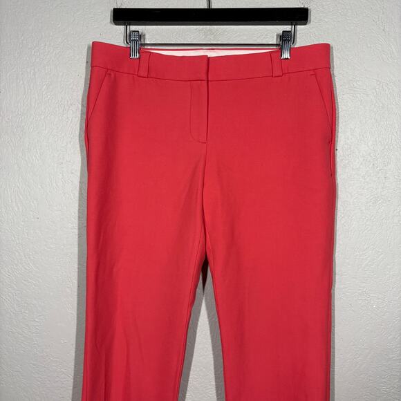 NEW! Ann Taylor LOFT Dress Pants Career Casual Ankle Melon - 8 - Picture 2 of 5